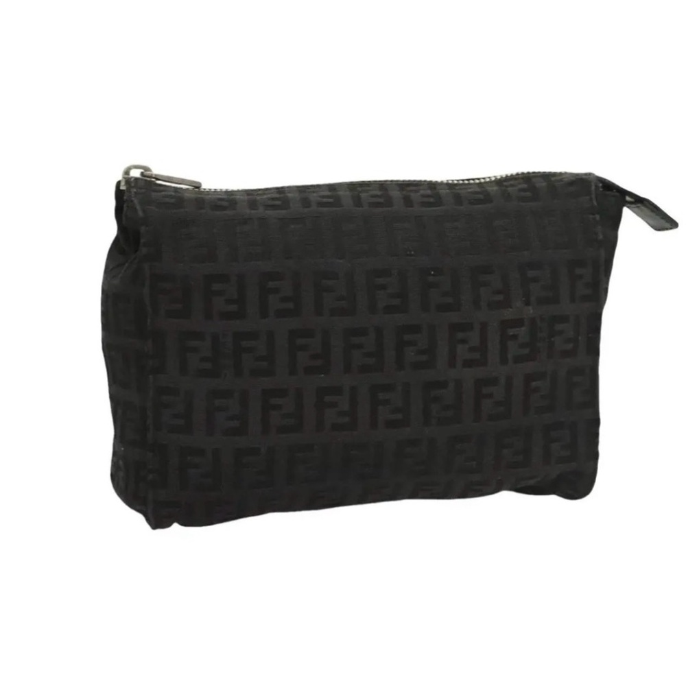 Fendi Zucchino Canvas Pouch